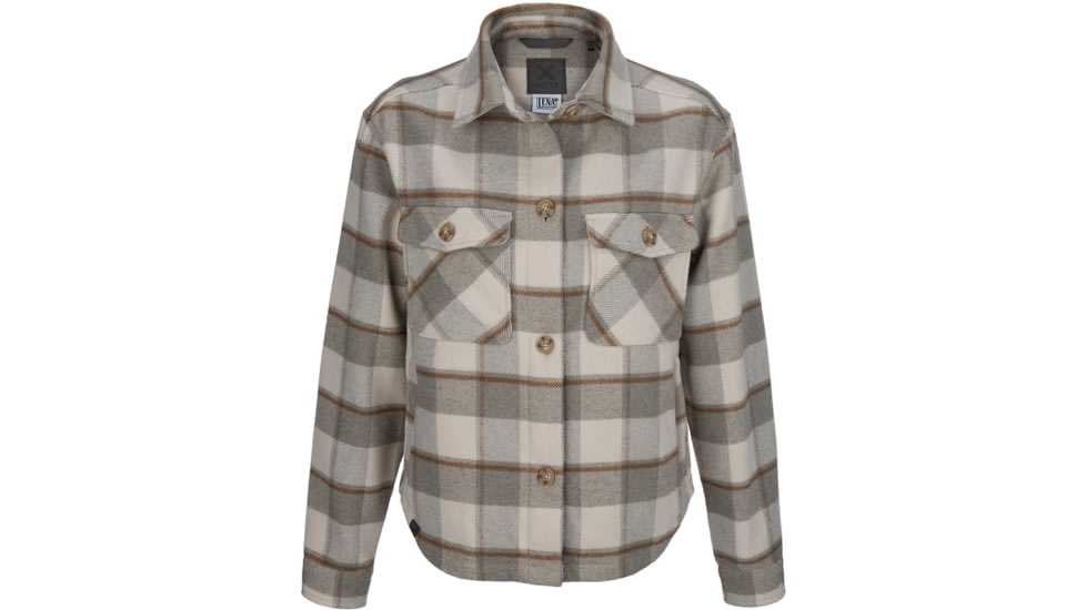 Vertx Lena Long Sleeve Shirt Jacket - Womens, River Stone Plaid, Large, F1 VTX7039 RVSTP LARGE N/A