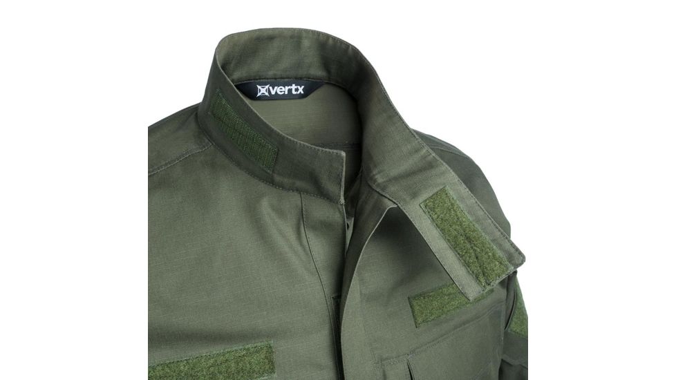 Vertx Men's  Recon Polyester/Cotton Ripstop Garrison Shirt, Od Green, Extra Large Regular F1 VTX8821 OD XLARGE REG