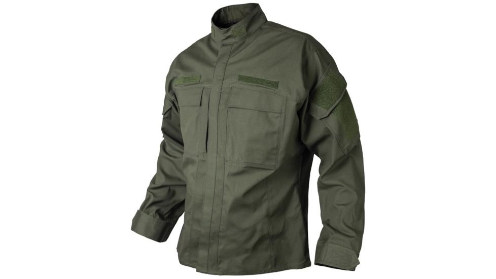 Vertx Men's  Recon Polyester/Cotton Ripstop Garrison Shirt, Od Green, Extra Large Regular F1 VTX8821 OD XLARGE REG