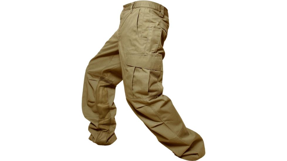Vertx Mens Phantom Ops Tactical Pants w/ Airflow,65% Poly/35% Cotton,Desert Tan,32-32 VTX8620DT-32-32