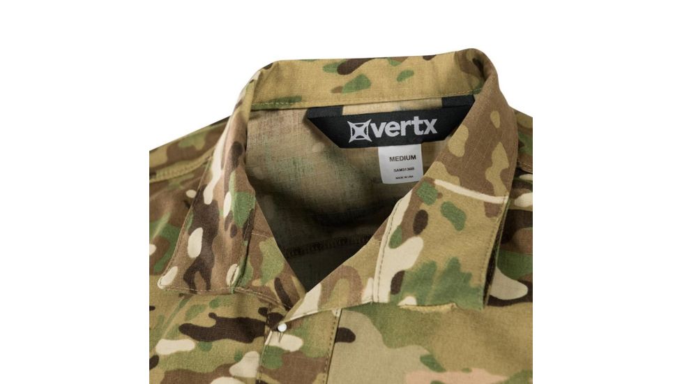 Vertx Recon Garrison Shirt MultiCam - Men's, Large, Regular, Sleeve 36 in, Multicam, F1 VTX8820 MC LARGE REG