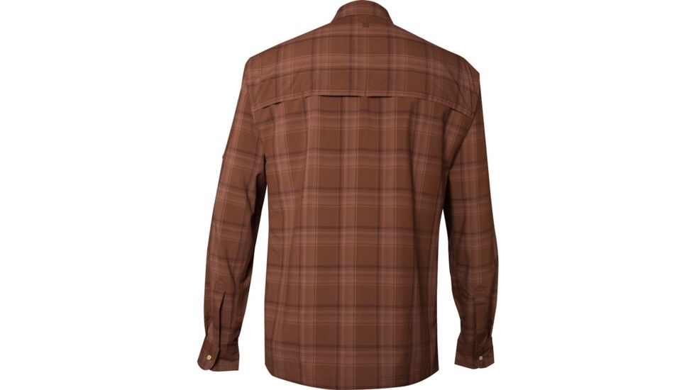 Vertx Mens Long Sleeve Speed Concealed Carry 37.5 Active Particle Technology Rayon/Poly Shirt, Bark, LARGE REG F1 VTX1420 BA LARGE REG