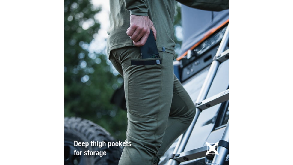 Vertx Merino Base Layer Pant - Mens, Small, VTX1705RGNSMALLNA