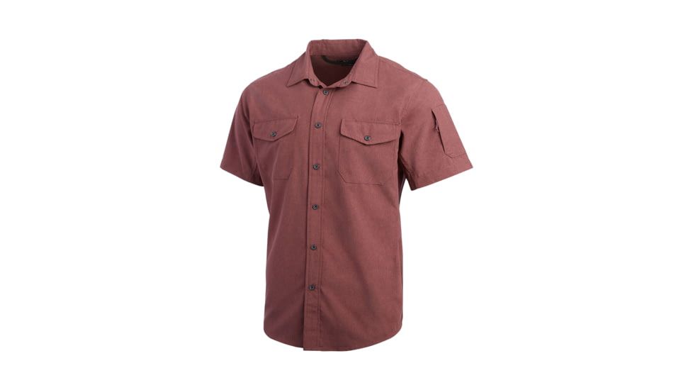 Vertx Recce Short Sleeve Technical Shirt - Mens, Warm Wine, Large, 1520 WW LARGE
