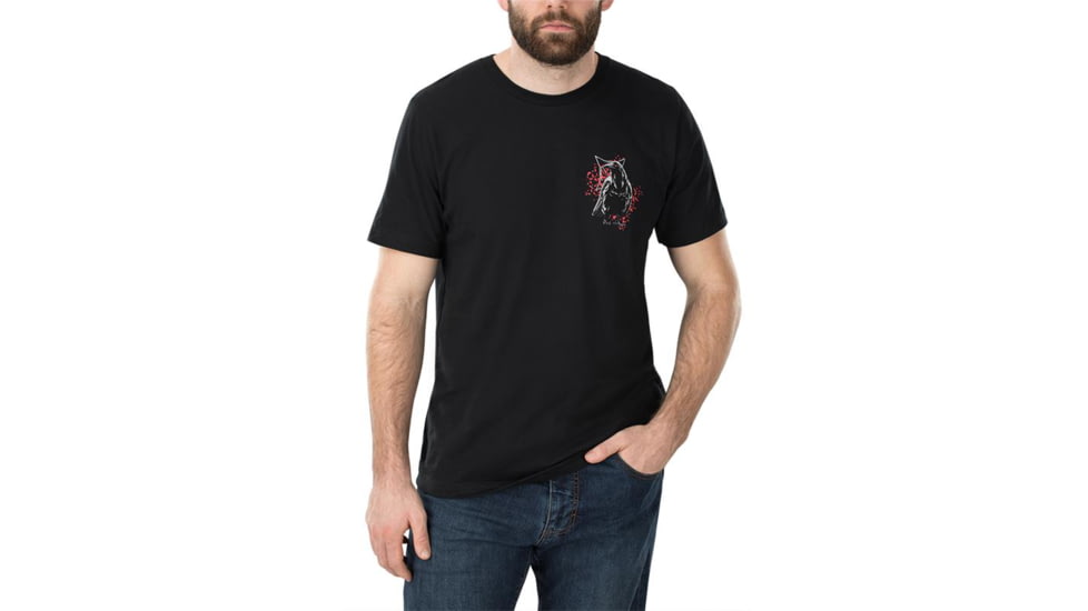 Vertx Six2Midnight Graphic Tee T-Shirt - Mens, Black, Large, F1 VTXS0001 BK LARGE