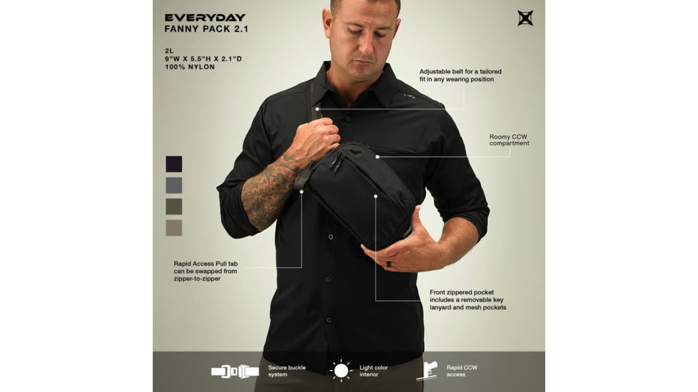 Vertx Everyday Fanny Pack 2.1
