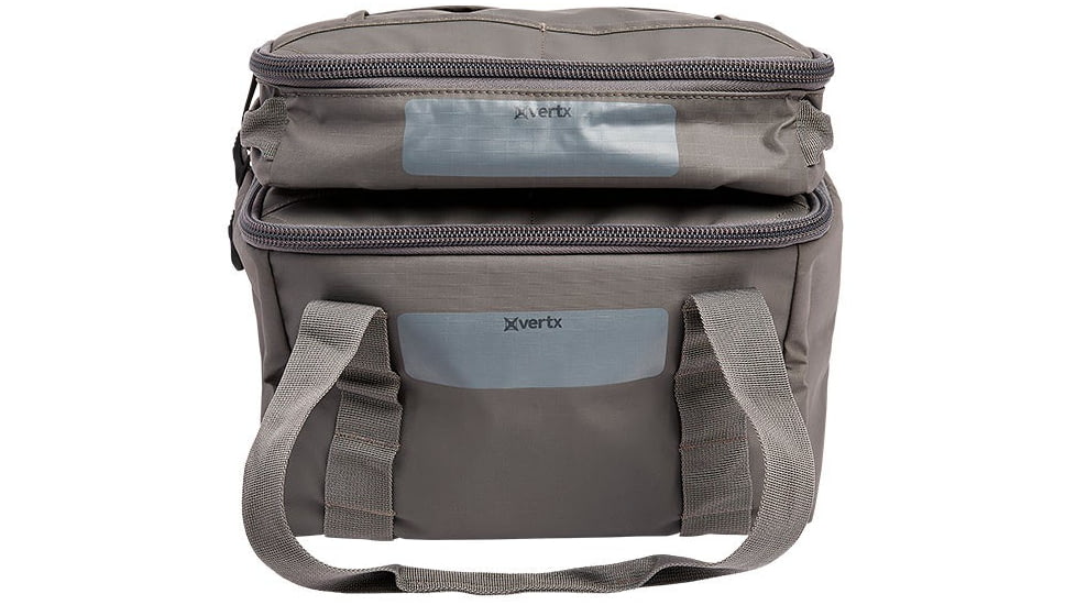 Vertx Vtac Stackable Medium Flat Storage Cube, Snow Line Grey, F1 VTX5702 SLG NA