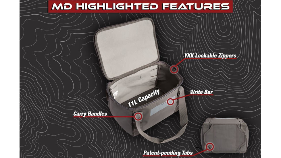 Vertx Vtac Stackable Medium Storage Cube, Snow Line Grey, F1 VTX5703 SLG NA