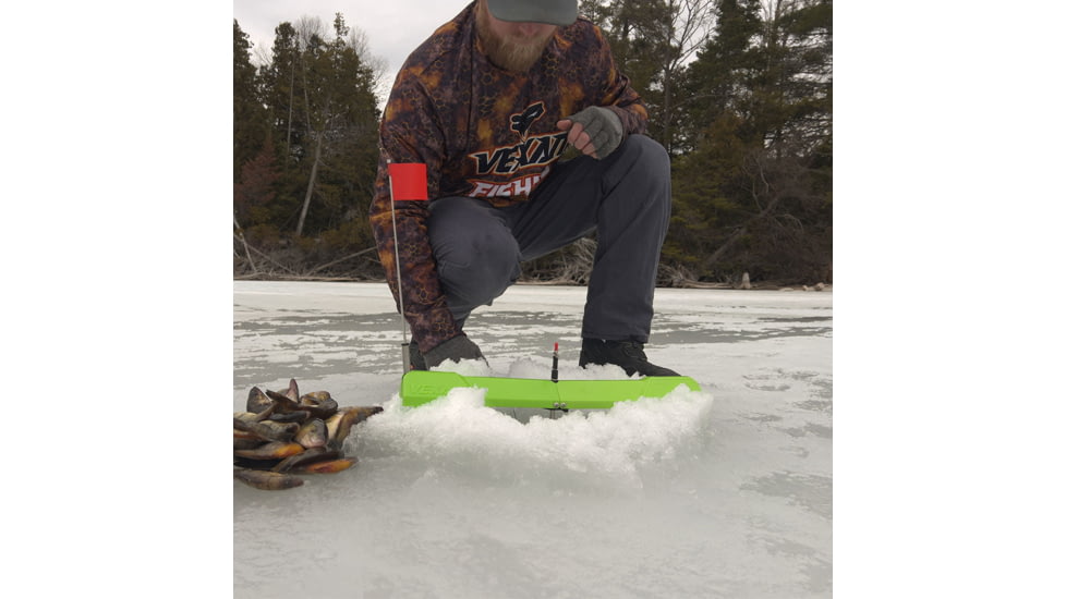 Vexan Ice Fishing Tip-Up, Green, VEX-TU-GREEN