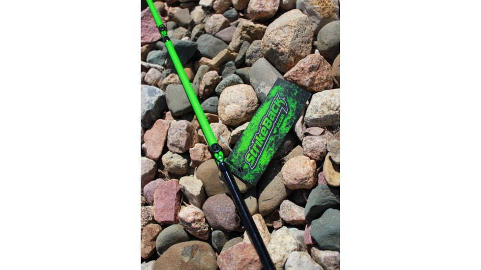 Vexan StrikeBack Rod, Casting, Medium, 7 ft 4 in, Black/Green, SB-74M-C