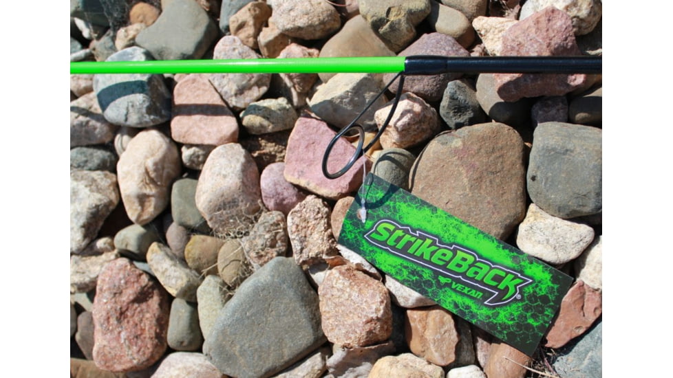 Vexan StrikeBack Rod &amp; Reel Combos, 10 in, 6 ft 10 in, Casting, Medium Action, 7-1 Reel, Black/Green, UU-9JOJ-55N1