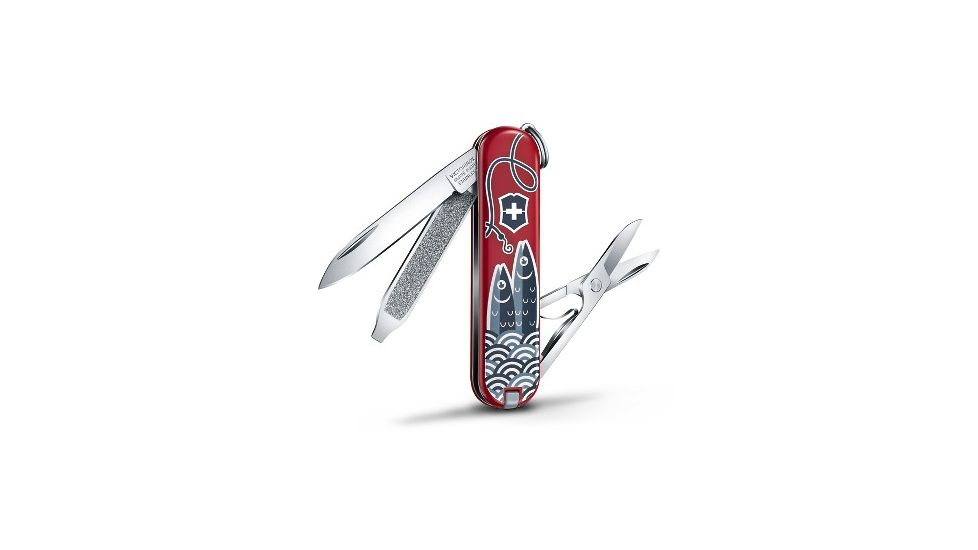Victorinox Classic SD Small Pocket Knife with Scissors and Screwdriver, Sardine Can, 58mm 0.6223.L1901US2