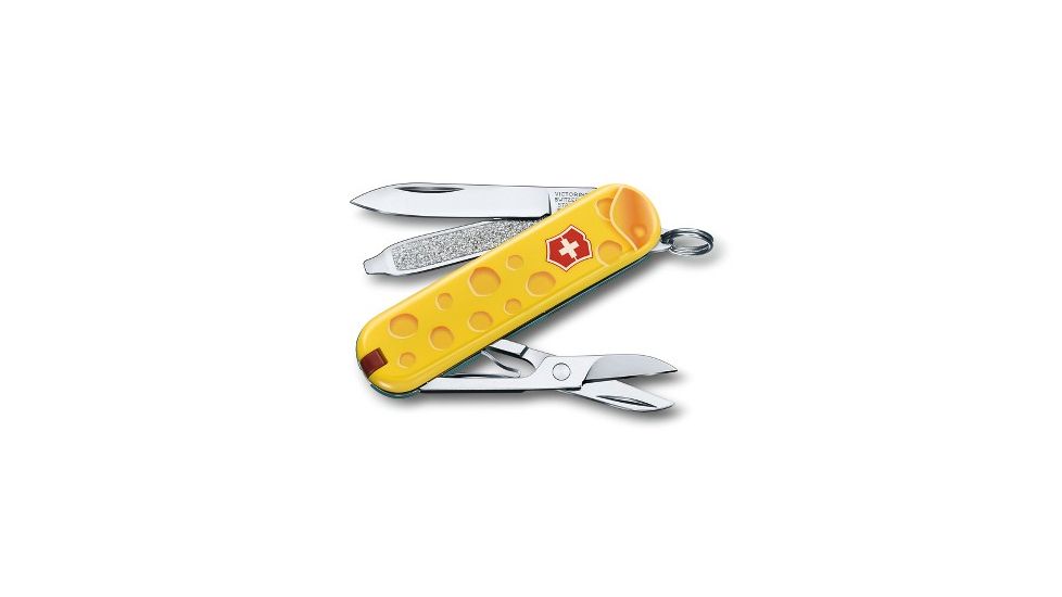 Victorinox Classic SD Small Pocket Knife with Scissors and Screwdriver, Alps Cheese, 58mm 0.6223.L1902US2