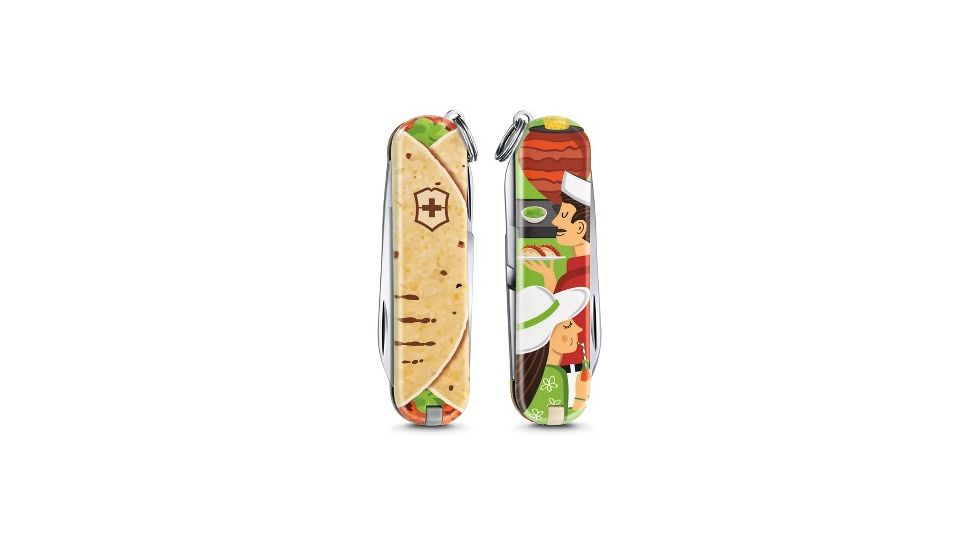 Victorinox Classic SD Small Pocket Knife with Scissors and Screwdriver, Tacos, 58mm 0.6223.L1903US2