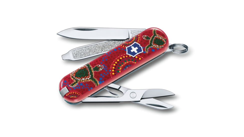 Victorinox Classic SD Swiss Army Pocket Knife, Turtles Down Under 0.6223.L1710US2