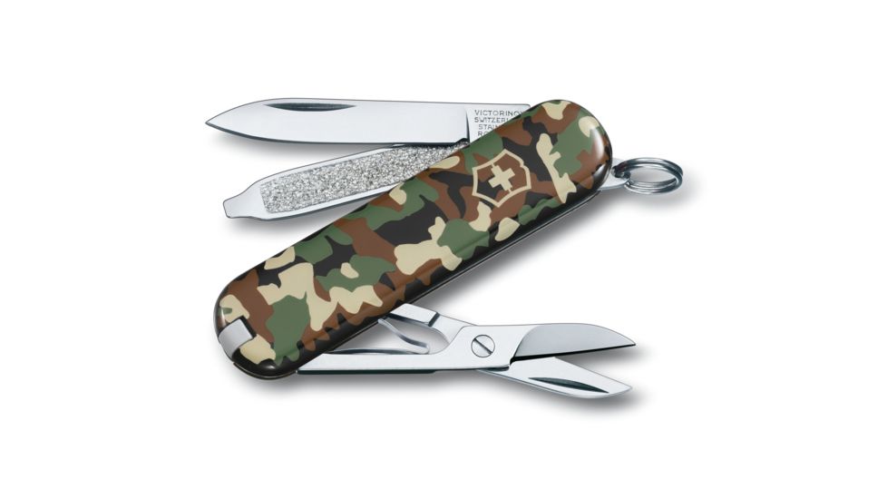 Victorinox Classic SD Swiss Army Pocket Knife, Camo, 58mm 0.6223.94
