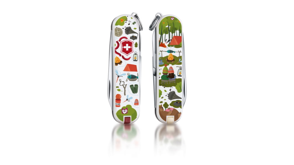 Victorinox Classic Swiss Army Pocket Knife, Nature Adventure, SMALL 0.6223.L1505US2