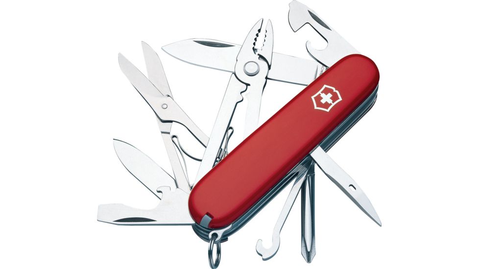 Victorinox Deluxe Tinker Swiss Army Knife Red 53481