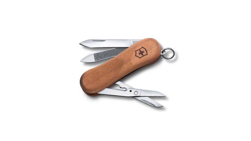 Victorinox Evo Wood 81 Swiss Army Knife,1.75in Blade,Walnut Handle 0.6421.63US2