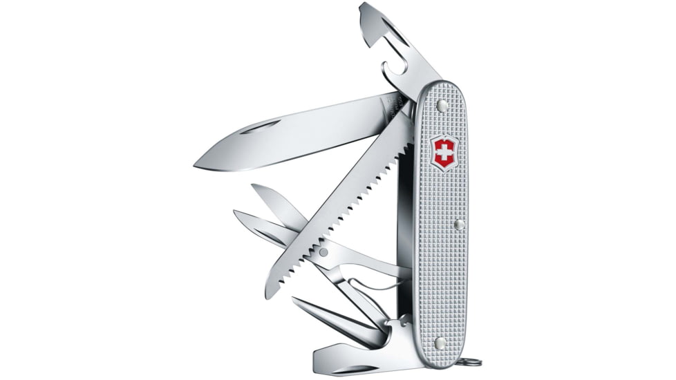 Victorinox Farmer X Alox, Silver/Ribbed, 93mm, 0.8271.26