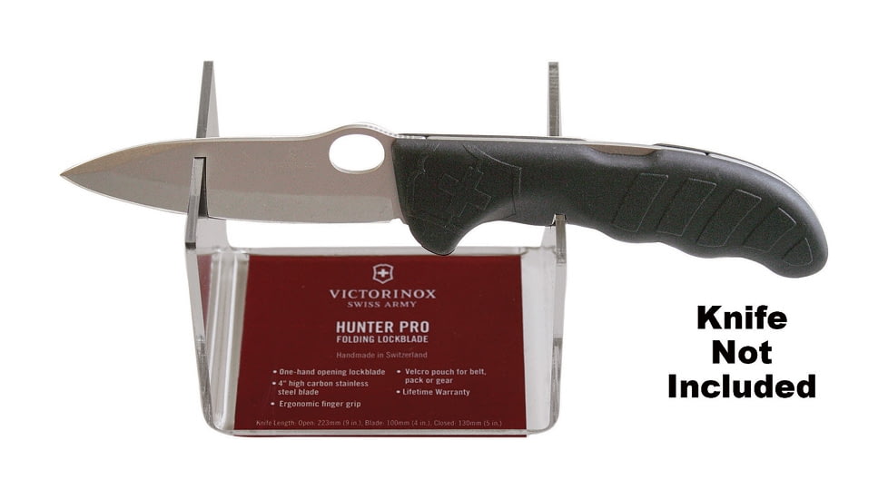Victorinox Hunter Pro Display, Holds Hunter Pro, Information Card On Bottom Of Display, Acrylic Construction, GC9410