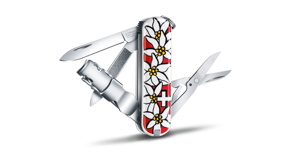 Victorinox Nail Clipper 580 Pocket Swiss Knife, Edelweiss, 58mm, 0.6463.840-X1