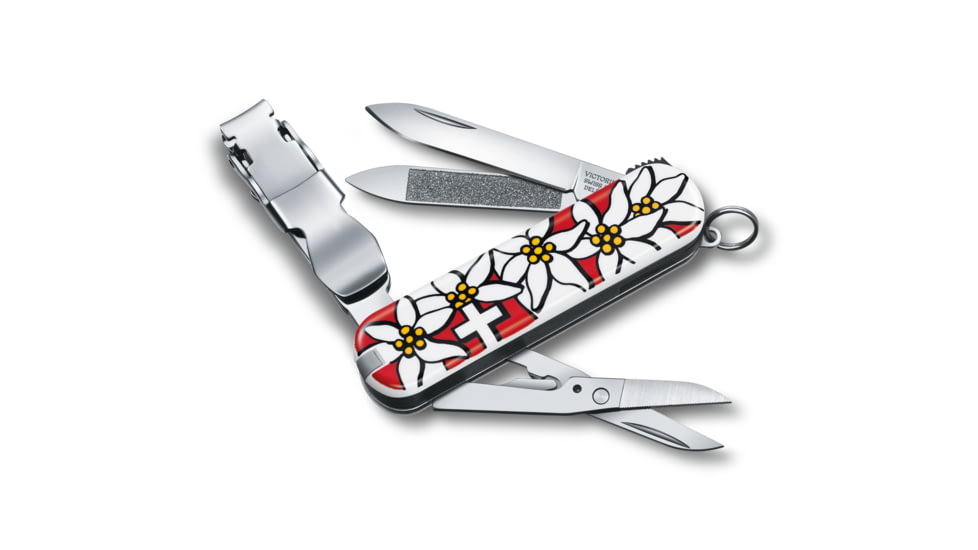 Victorinox Nail Clipper 580 Pocket Swiss Knife, Edelweiss, 58mm, 0.6463.840-X1