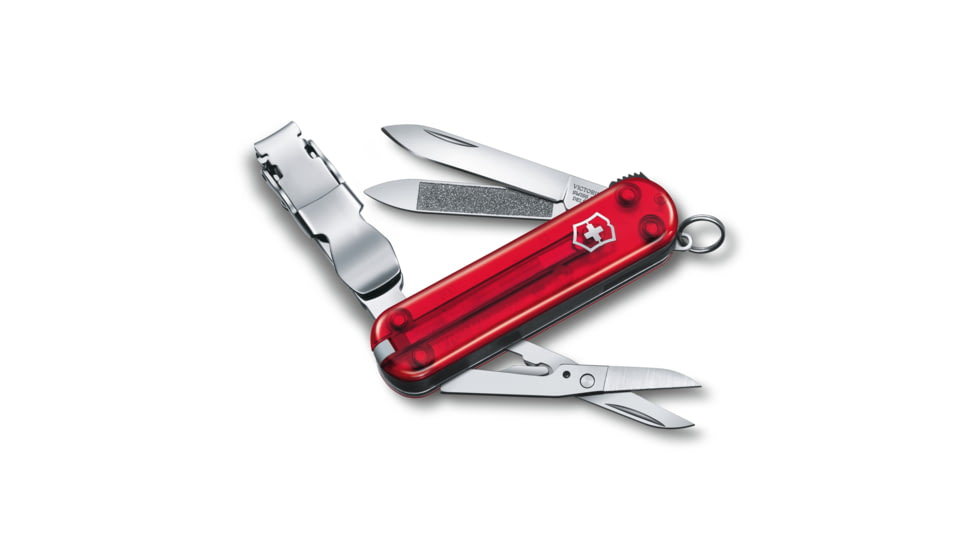 Victorinox Nail Clipper 580 Pocket Swiss Knife, Ruby, 65mm, 0.6463.T-X2