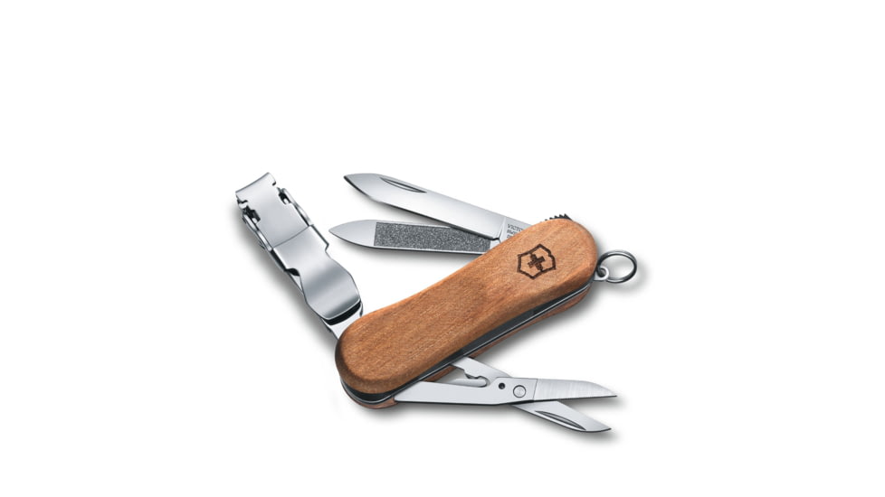 Victorinox Nail Clipper 580 Pocket Swiss Knife, Walnut, 65mm, 0.6461.63-X2