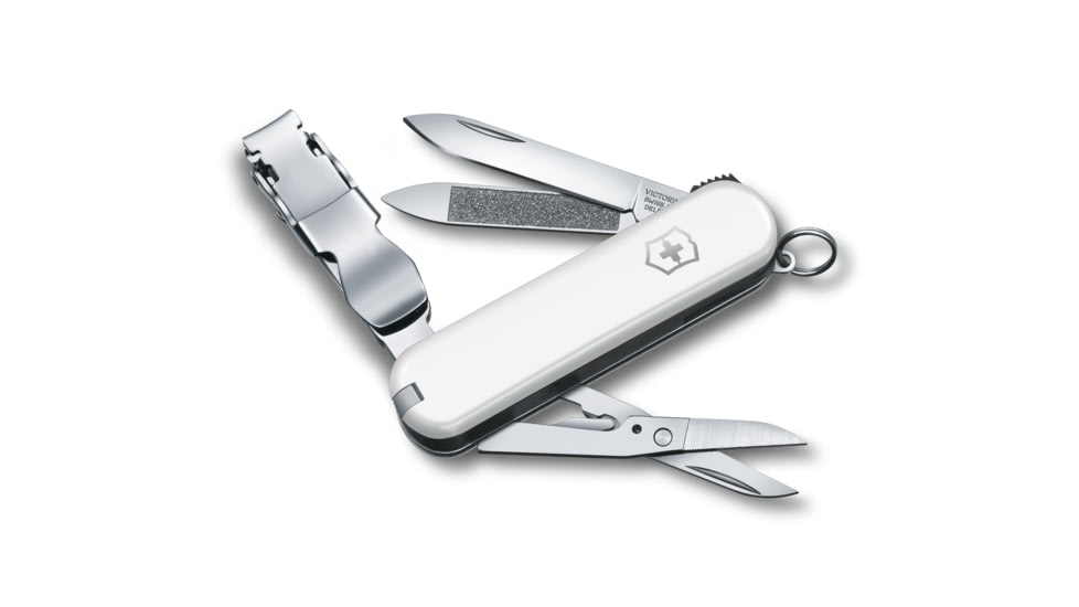 Victorinox Nail Clipper 580 Pocket Swiss Knife, White, 58mm, 0.6463.7-X5