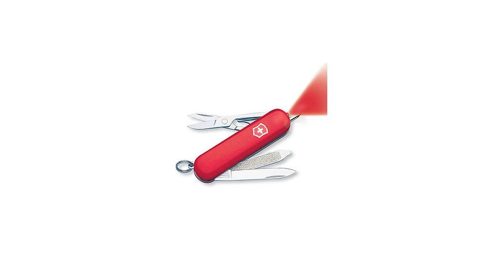 Victorinox Signature Lite Knife - Red LED-Red