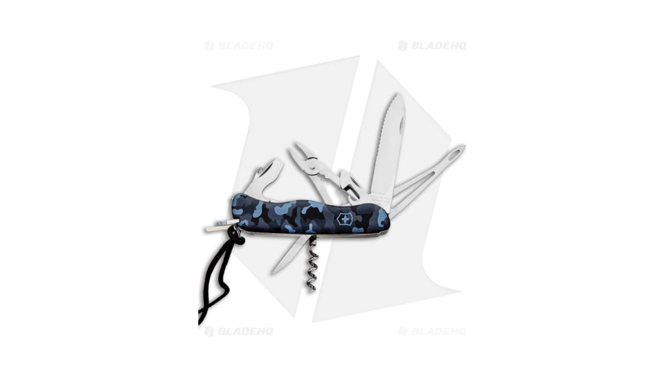 Victorinox Skipper Multi-Tool, 3.375in, Blue Handle, Steel/Blue, One Size, BHQ-90281