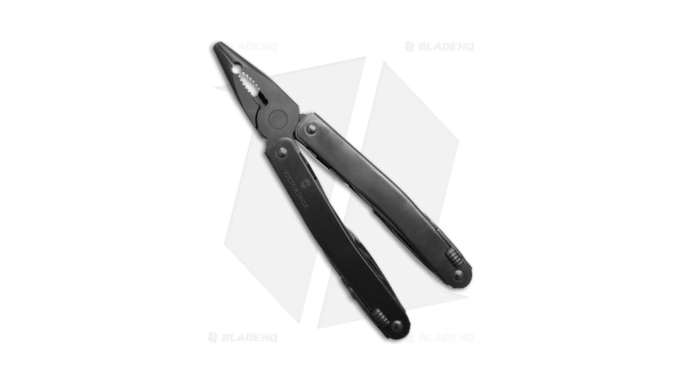 Victorinox Swiss Army Swiss Spirit X Folding Knives, Black Handle, Steel/Black, 4.13in, BHQ-212460