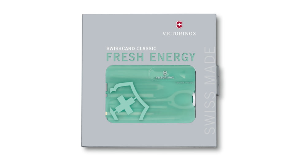 Victorinox SwissCard Classic Fresh Energy Special Edition 2020, Mint, 0.7145.T