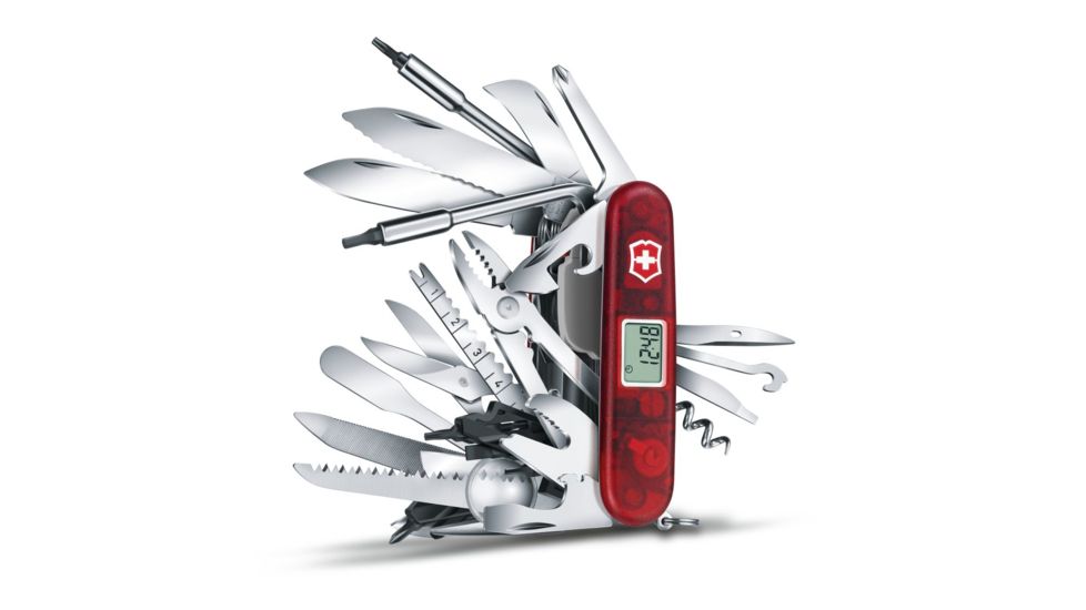 Victorinox SwissChamp XAVT Multi-Tool, Ruby, 91mm 1.6795.XAVT