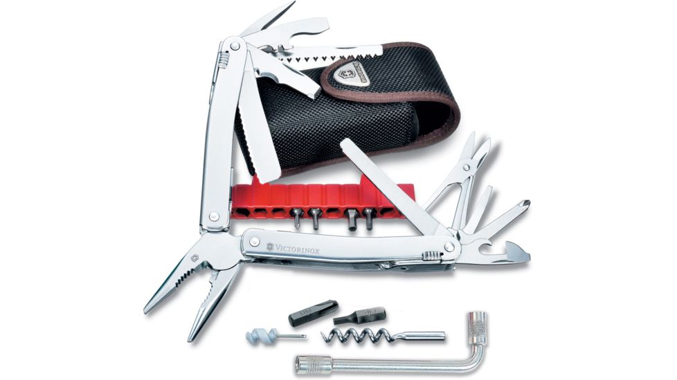 Victorinox SwissTool Spirit Plus Swiss Army Multi Tools with Nylon Pouch 3.0238.N-X2