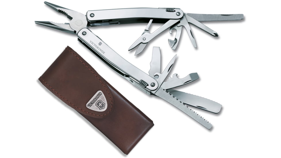 Victorinox SwissTool Spirit Swiss Army Multitool with Leather Pouch 53800