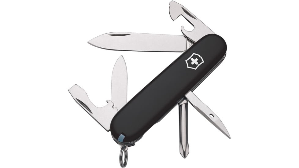 Victorinox Tinker Pocket Knife, 3.5in Closed Blade, Stainless Steel, Black ABS Handle, 1.4603.3-033-X1
