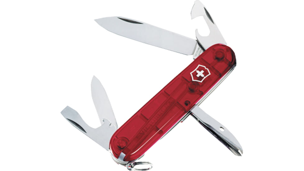 Victorinox Tinker Translucent Swiss Army Knife Ruby 53111