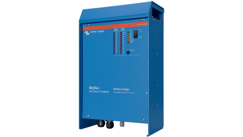 Victron Energy Skylla-i Charger, 24 volts, 80 amps, 2-Bank, 230 VAC, Blue, SKI024100000