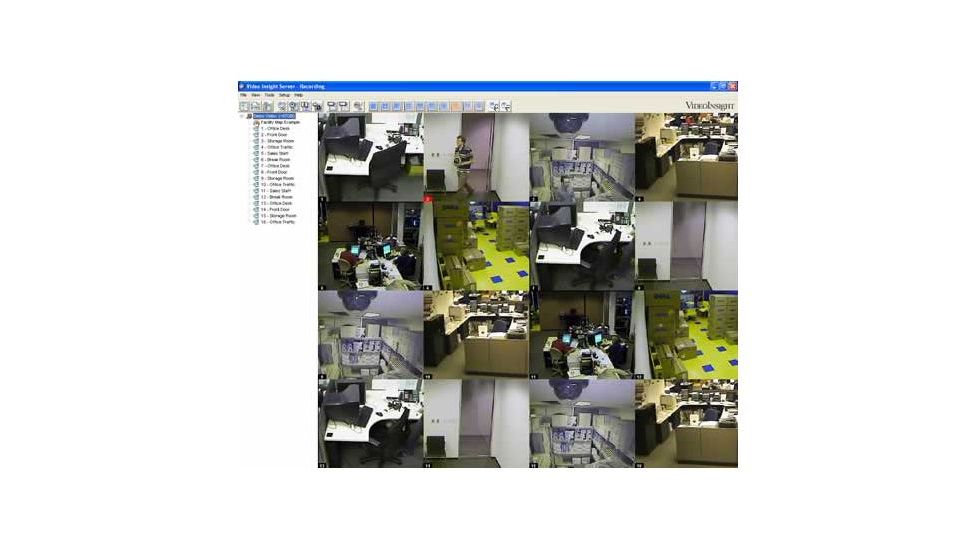 Video Insight Ip Camera Software With 4 Cameras On One Server