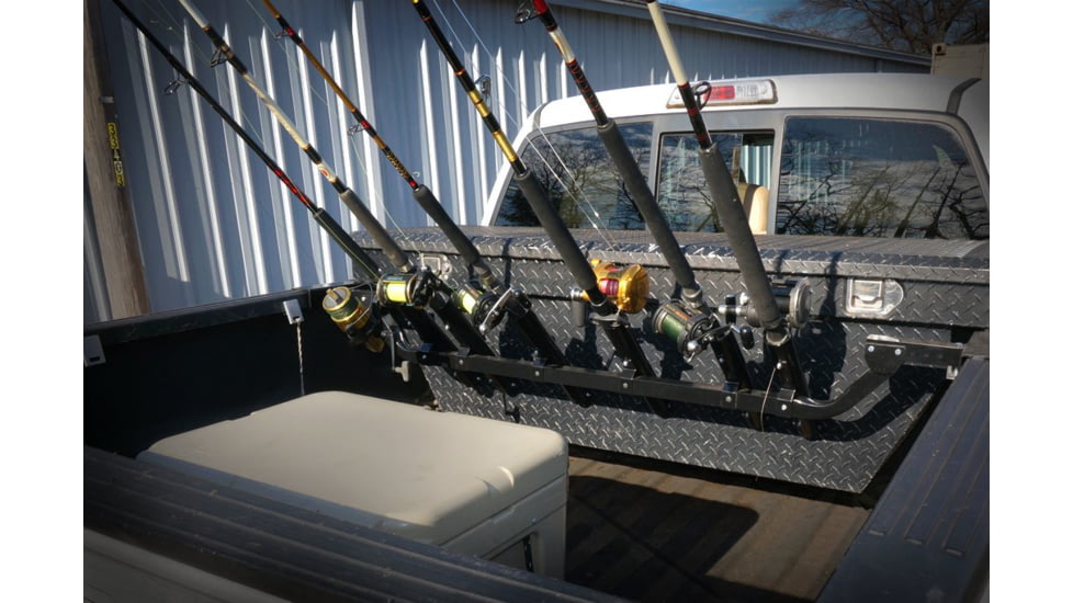 Viking Solutions Fixed Truck Bed Fishing Rod Rack, VKS-VFR006