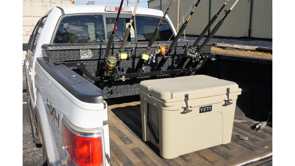 Viking Solutions Fixed Truck Bed Fishing Rod Rack, VKS-VFR006
