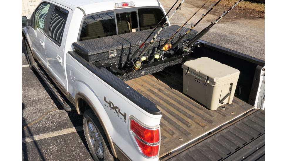 Viking Solutions Fixed Truck Bed Fishing Rod Rack, VKS-VFR006