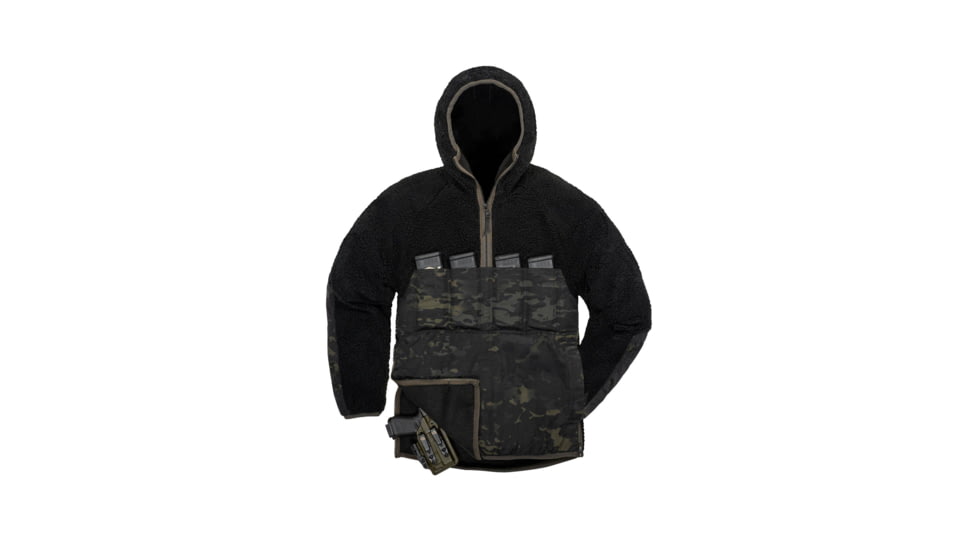 Viktos Basecraft Sherpa Pullover Jacket, Multicam Black, Large, 1305504