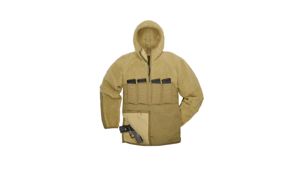 Viktos Basecraft Sherpa Pullover Jacket, Sage, Large, 1305604