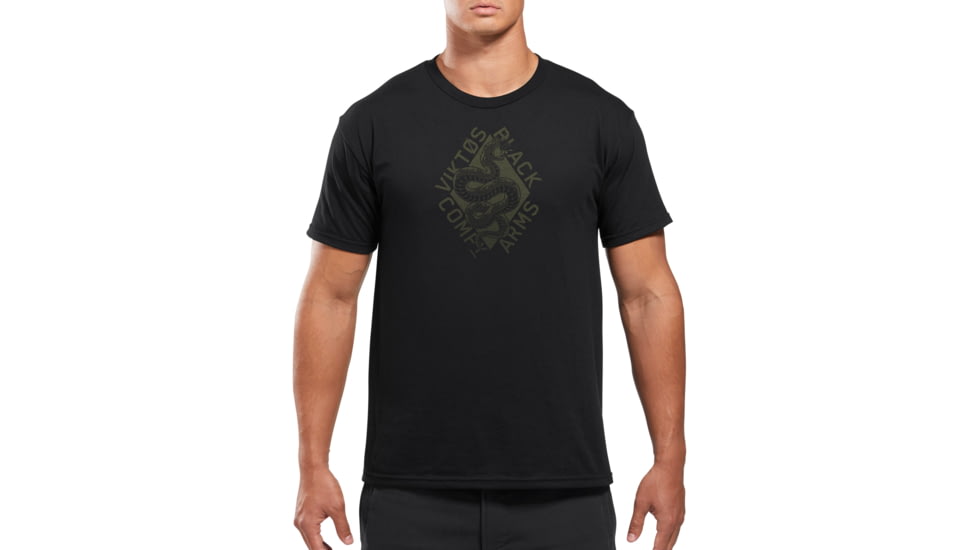 Viktos Diamond Front Tee, Black, Small, 1802402