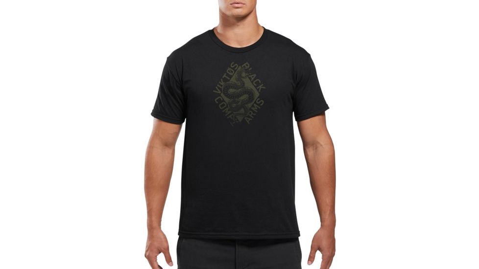 Viktos Diamond Front Tee, Black, Medium, 1802403