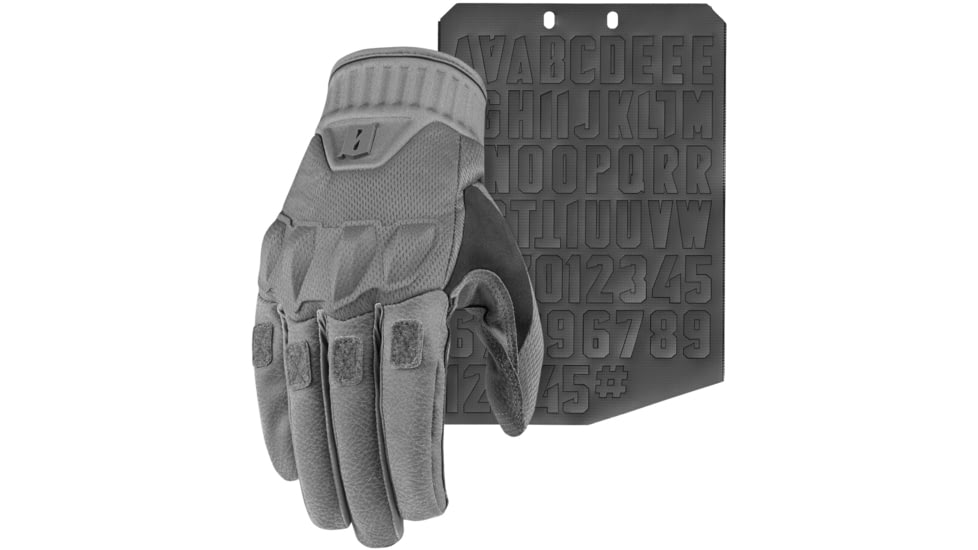 Viktos Kadre Gloves w/ Moralphabet, Greyman, Large, 1203604