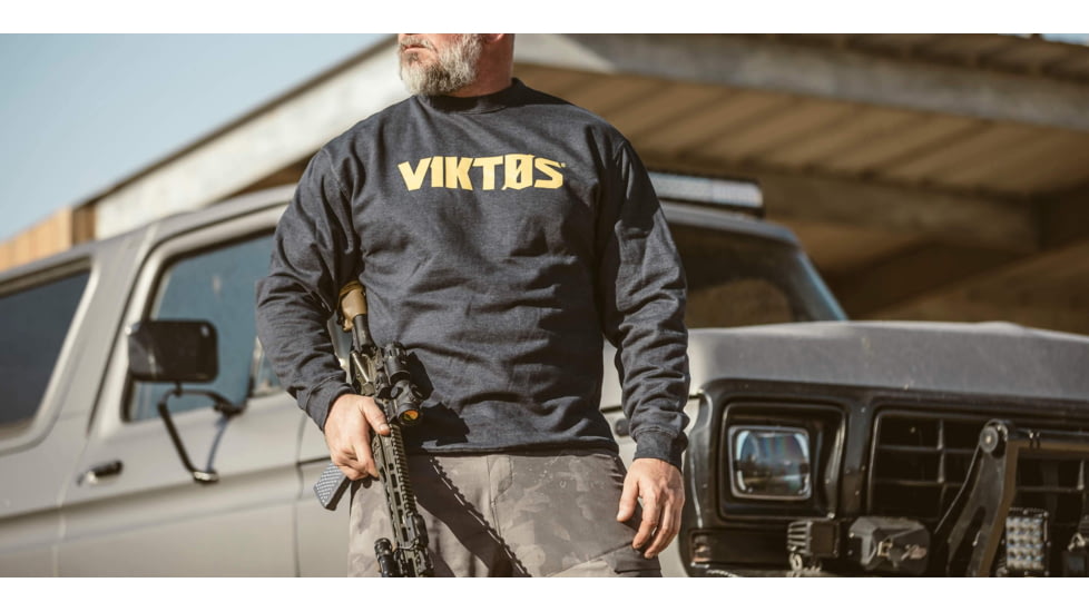 Viktos Ogv Crew Fleece - Mens, Navy, Medium, 1702402
